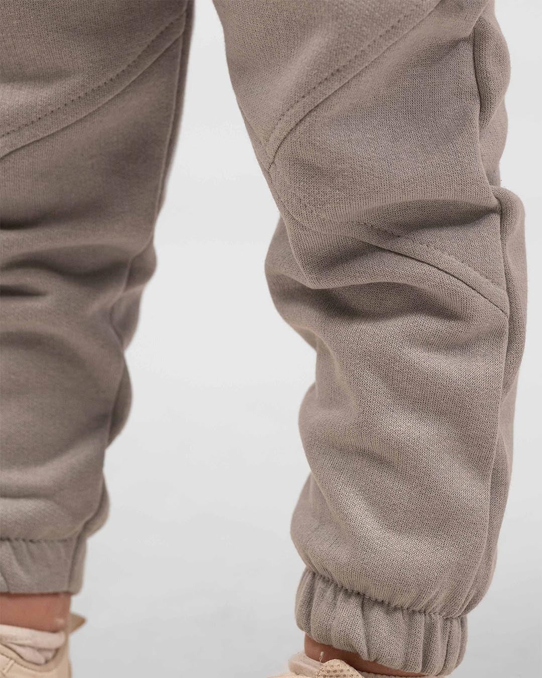 Mocha Grey Comfort Set – Unisex Winter Fleece Wear - Image 5