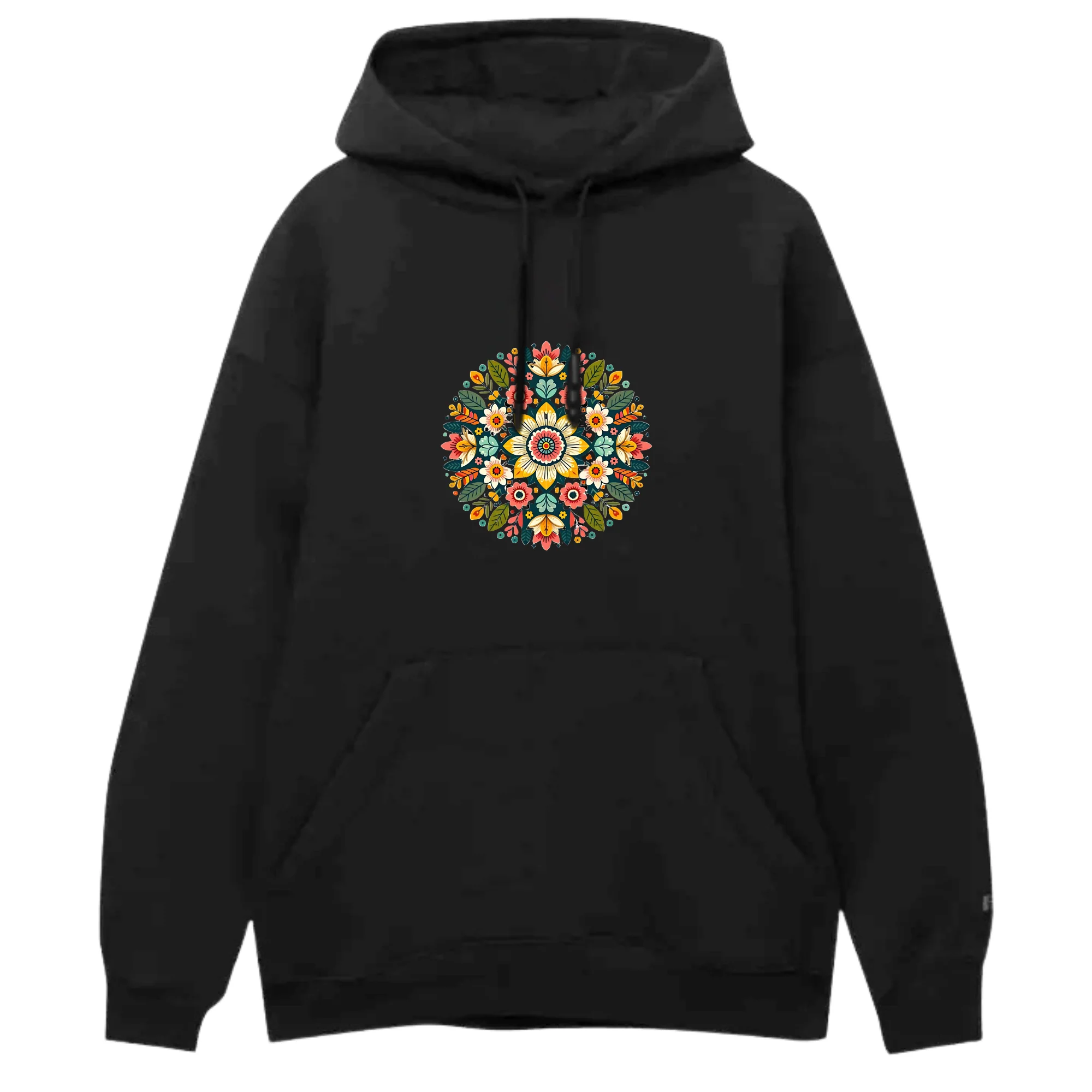 Multi Flower Pattern Hoodie - Image 3