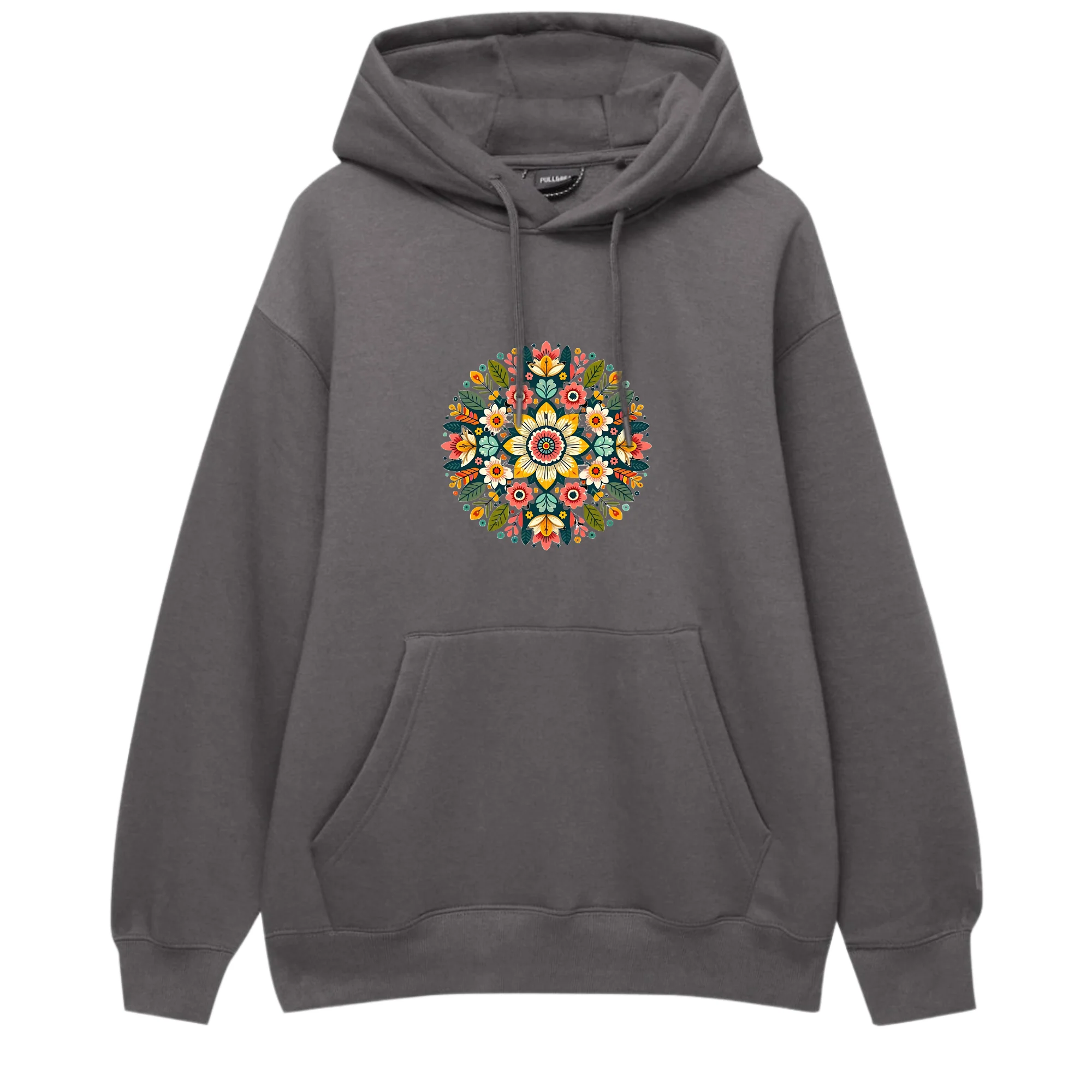 Multi Flower Pattern Hoodie - Image 7