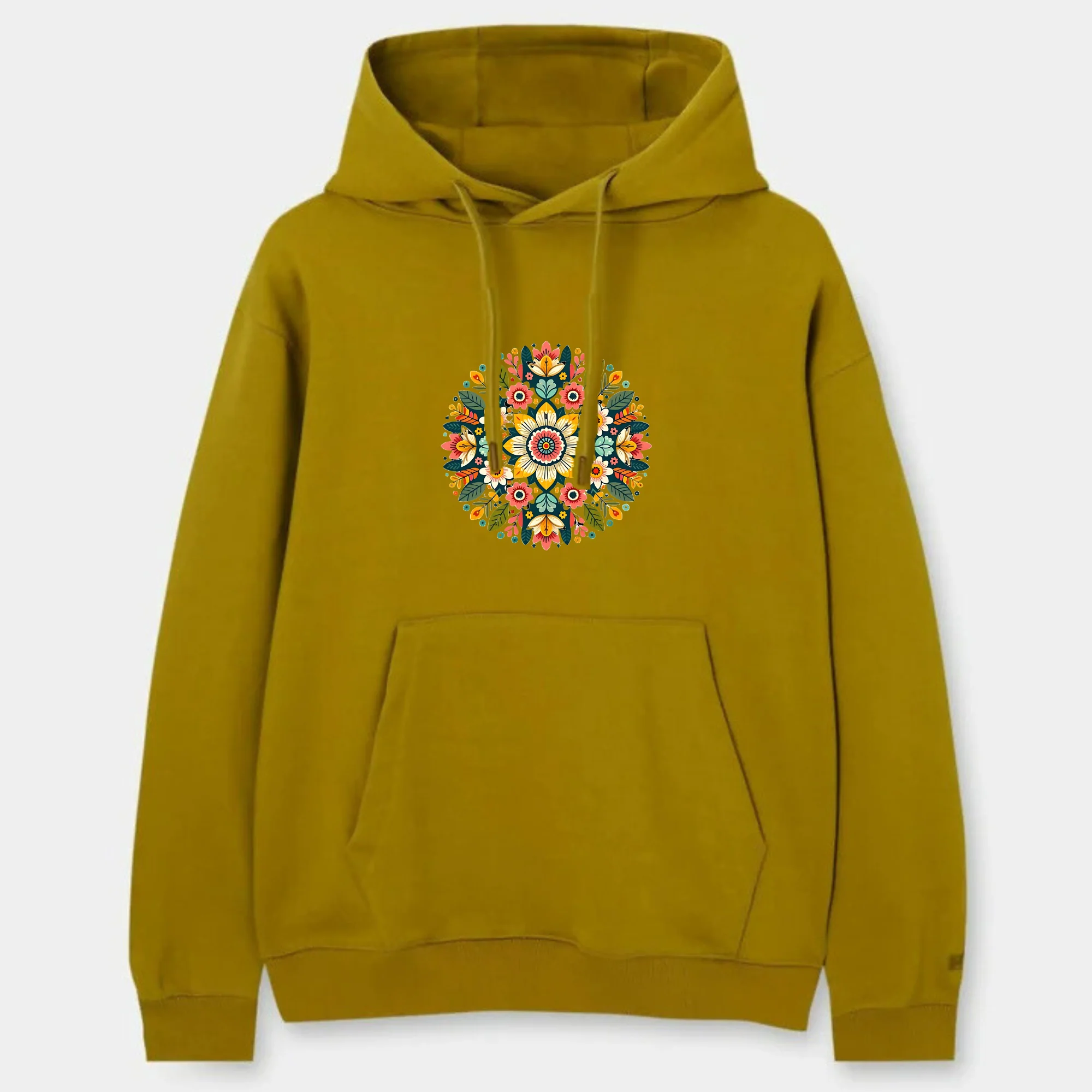 Multi Flower Pattern Hoodie - Image 8