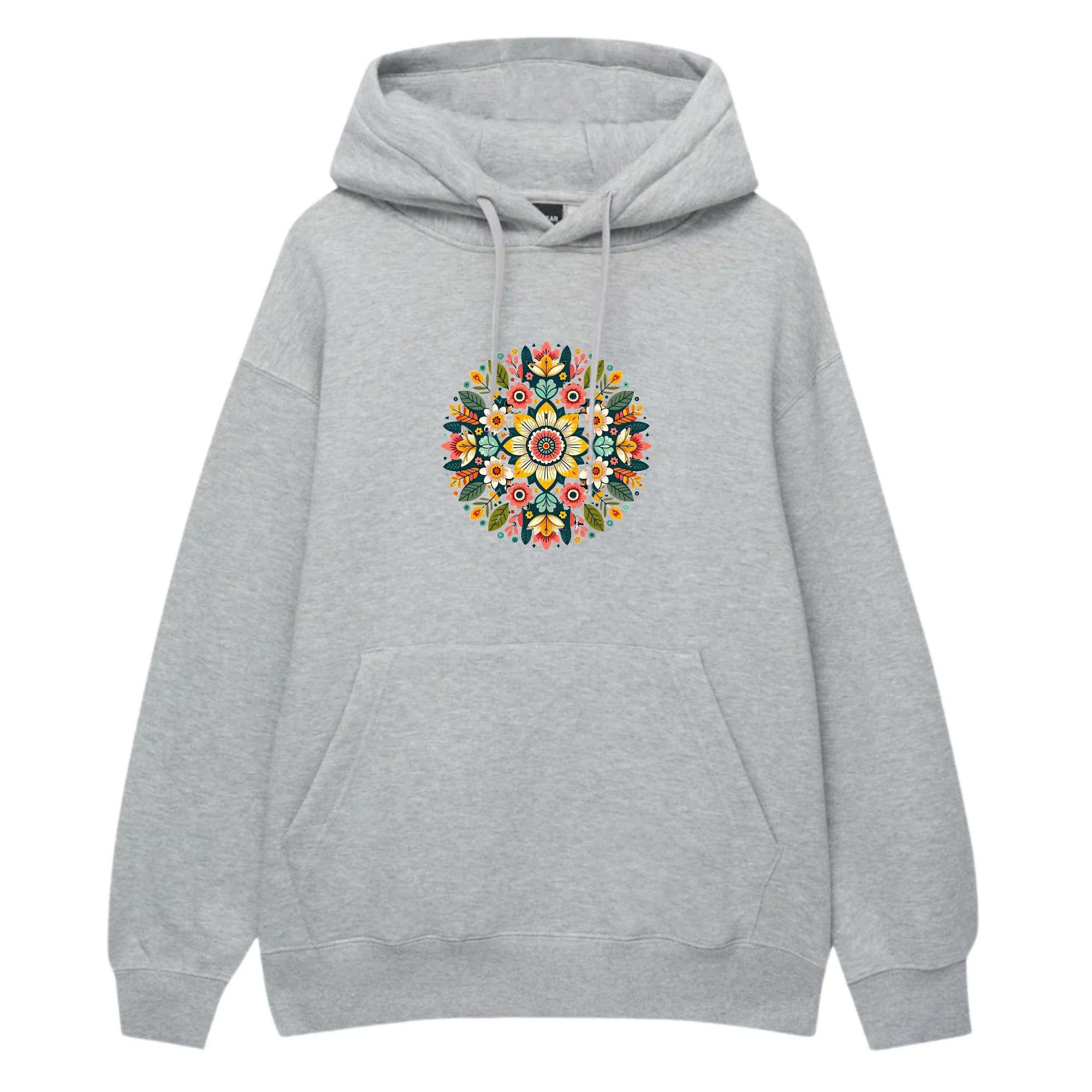Multi Flower Pattern Hoodie - Image 9
