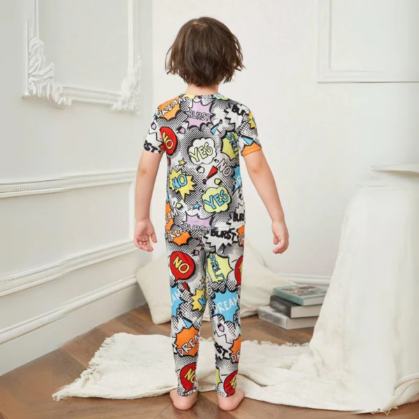 Pop Art Print Pajama Set - Image 3