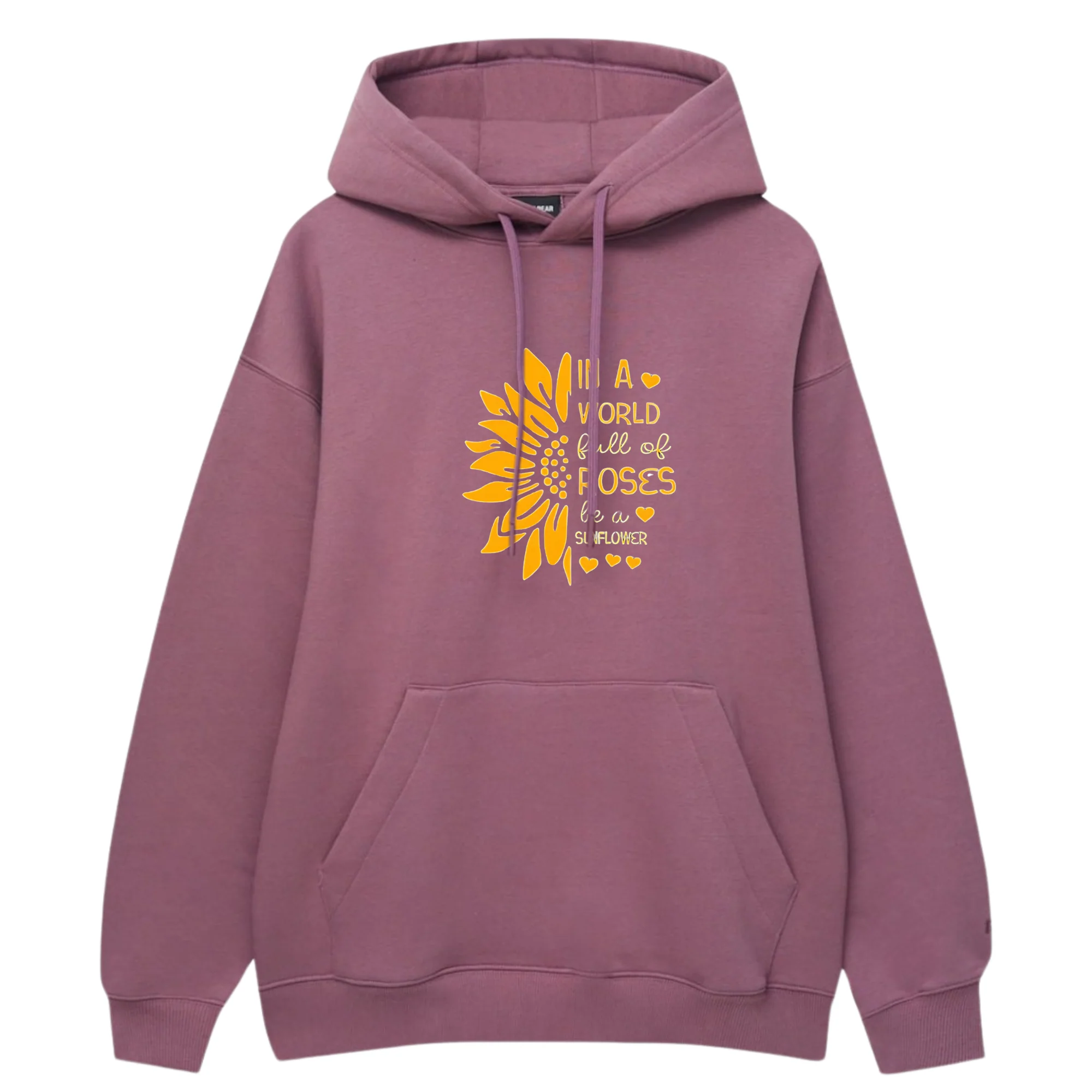 Sun Flower Printed Hoodie - Image 5