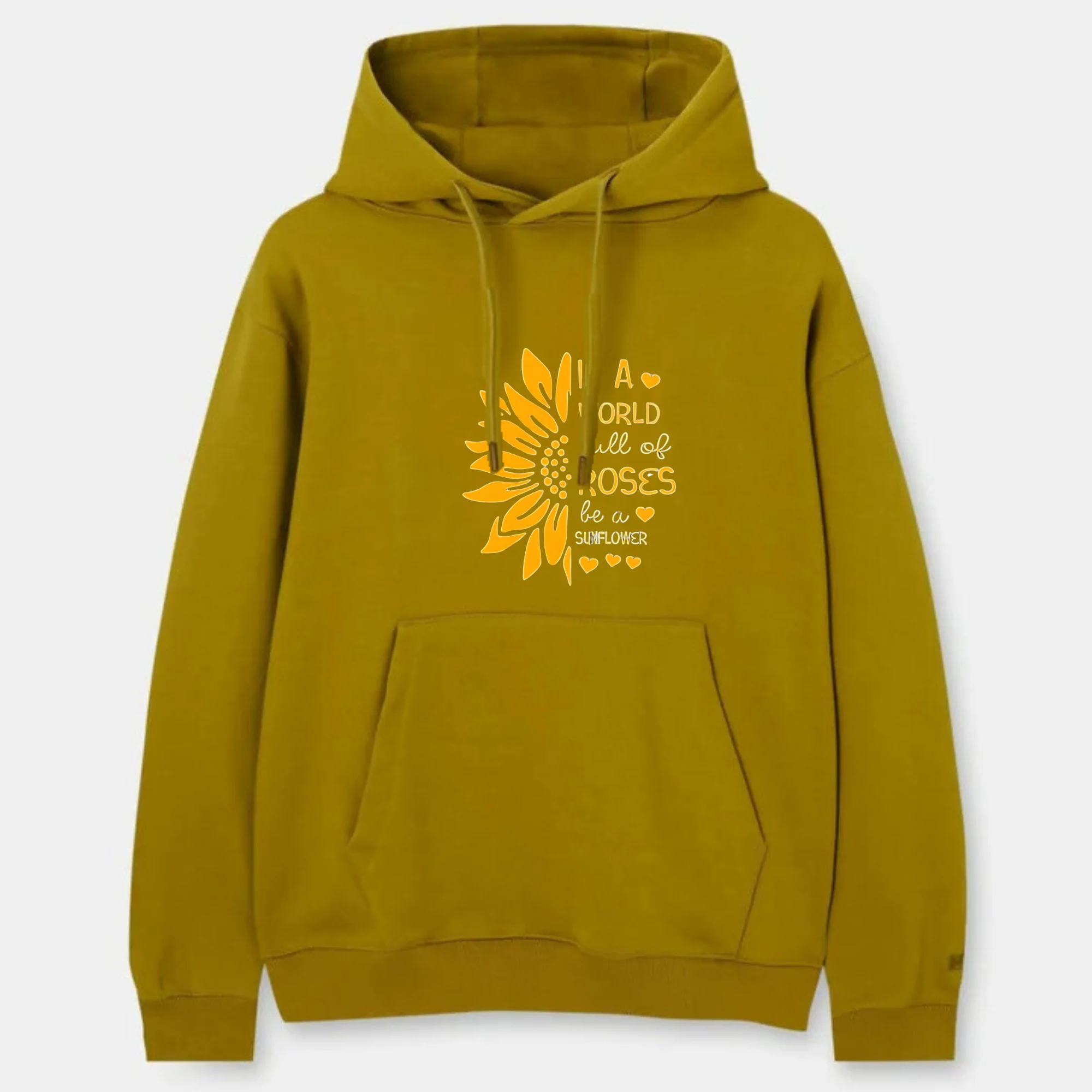 Sun Flower Printed Hoodie - Image 8