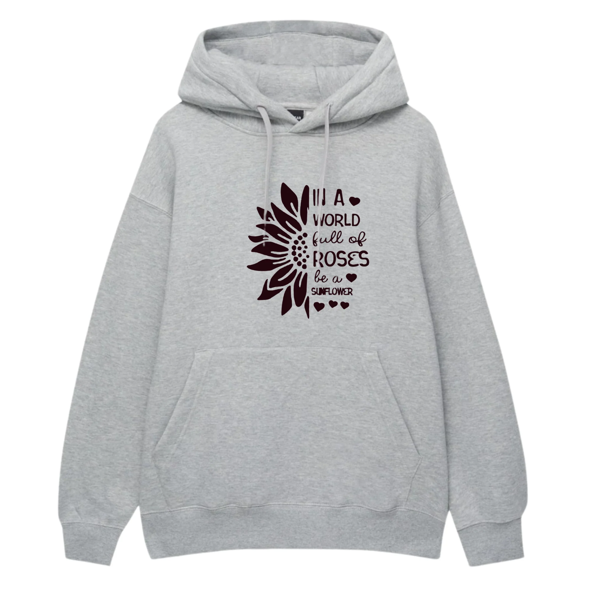 Sun Flower Printed Hoodie - Image 9
