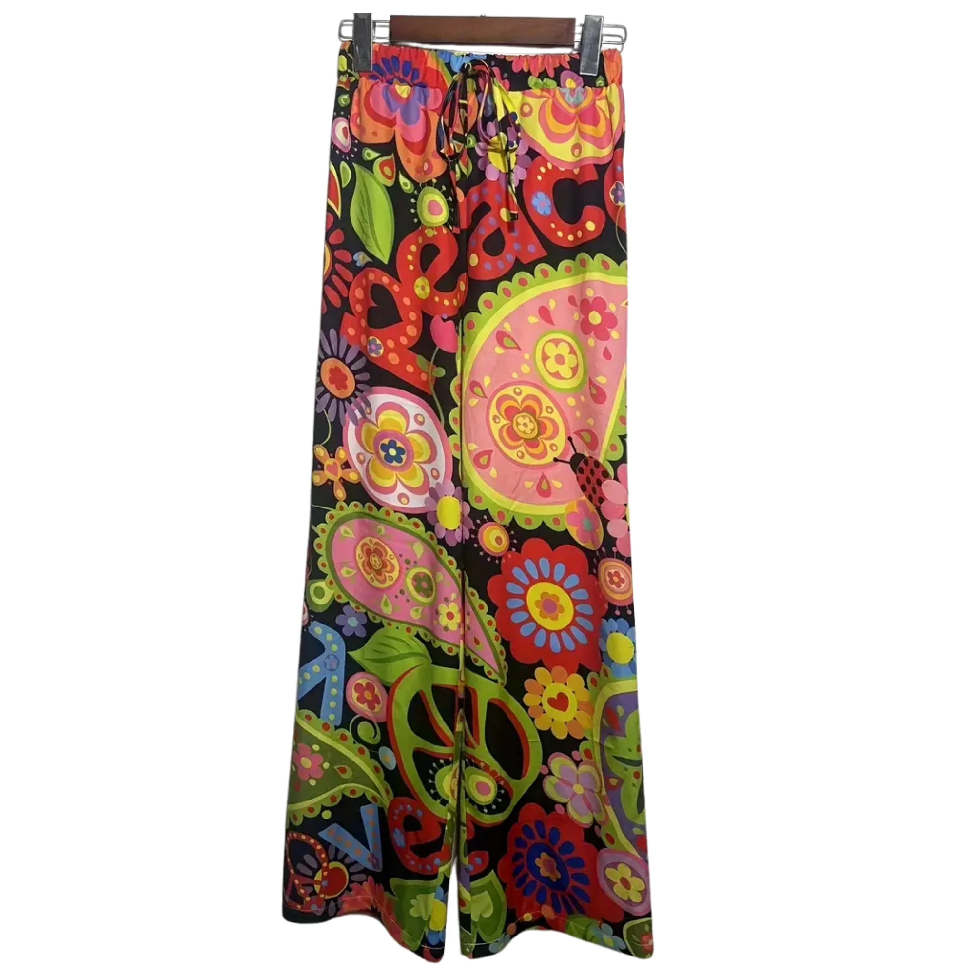 Tribal Print Straight Leg Pants - Image 3