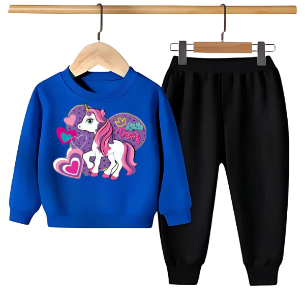 UNICORN PRINTED SWEATSHIRT SET