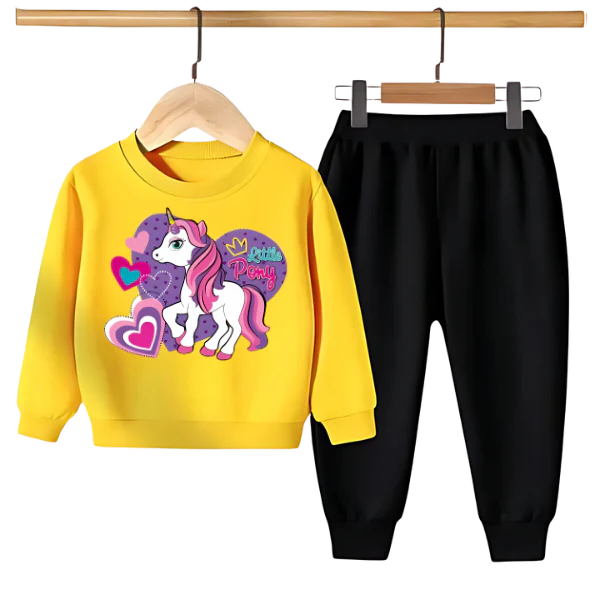 UNICORN PRINTED SWEATSHIRT SET - Image 2