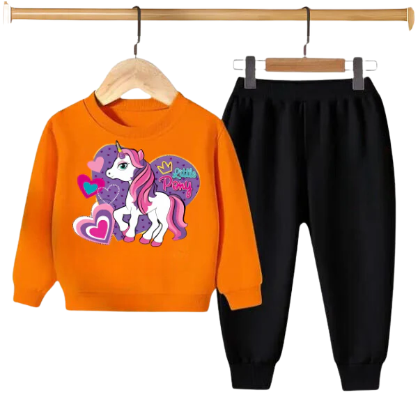 UNICORN PRINTED SWEATSHIRT SET - Image 4