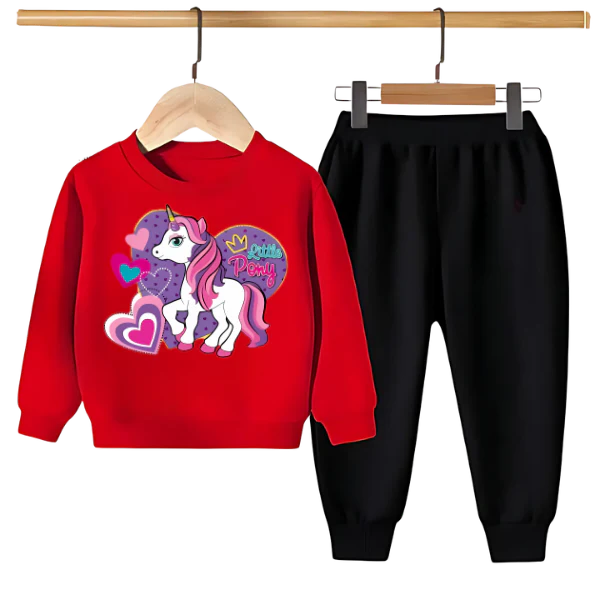 UNICORN PRINTED SWEATSHIRT SET - Image 5